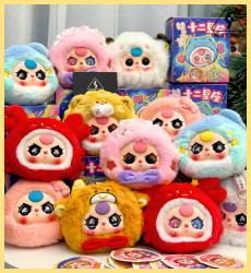Móc Khóa Baby Three 12 Cung Hoàng Đạo V2 Chính Hãng - Baby Three 12 Constellations Plush Series