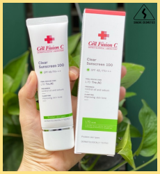 Kem Chống Nắng Cho Da Dầu, Da Mụn Cell Fusion C Clear Sunscreen 100 SPF 48+/PA+++ 50ml