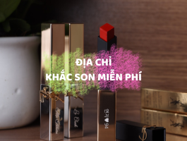 Địa Chỉ Khắc Chữ Khắc Logo Lên Son Môi Bằng Laser Miễn Phí