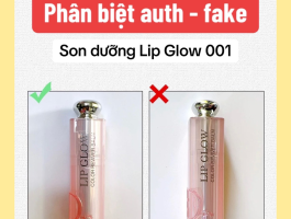 Cách  phân biệt son dưỡng Dior Lip Glow thật và giả. Check son Dior auth fake!